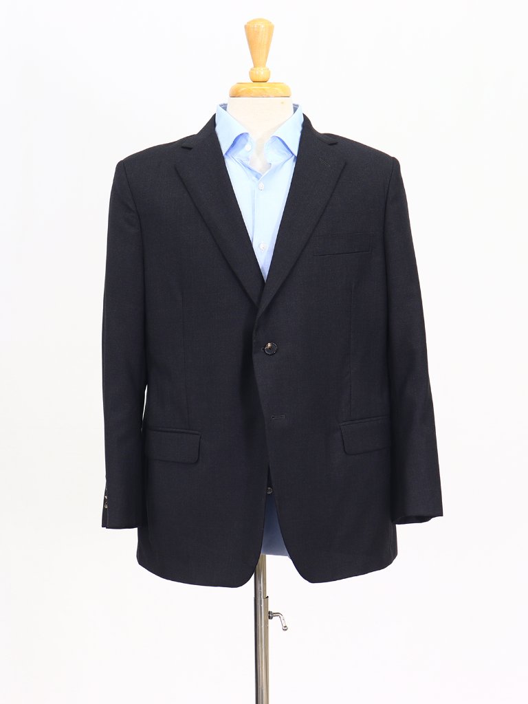 Brooks Brothers Custom 42s Gray Blazer Sport Coat Jacket 2-Button Solid Y924